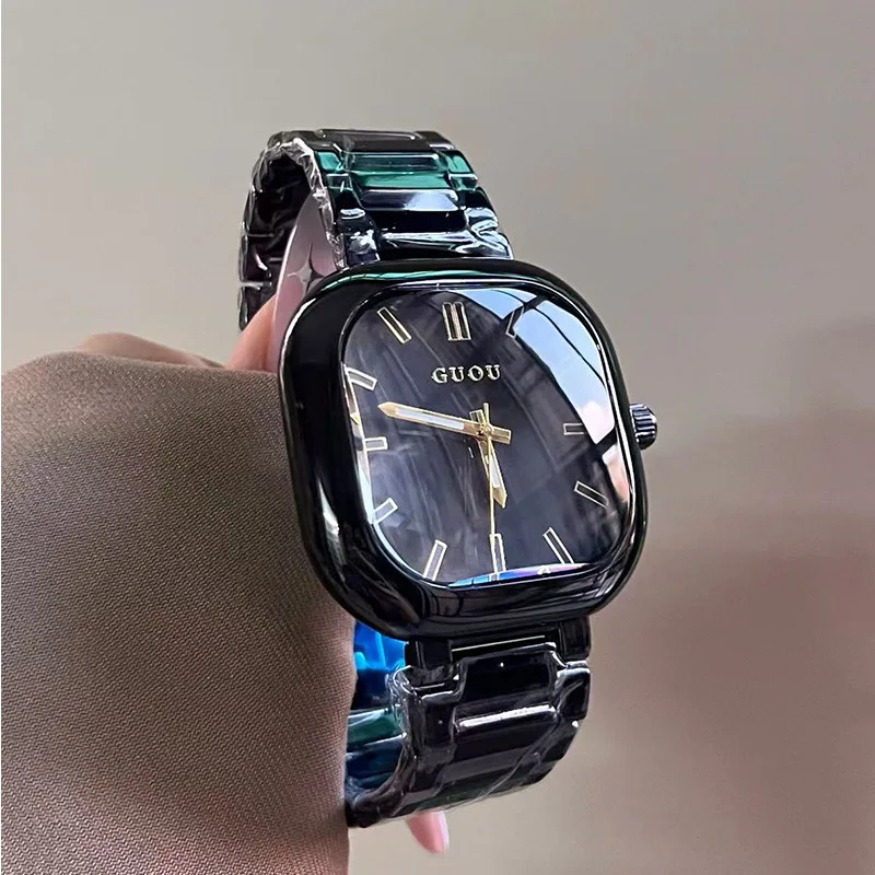 

Premium Selection Of Stylish Square Dial Women'S Watches With Candy-Colored Trendy Straps; Women'S Gifts And Accessories