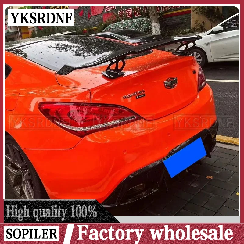 GT Style For For Hyundai Genesis Coupe Spoiler 2005-2013 Exterior Color Rear Wing Trunk Lip Spoiler Decoration