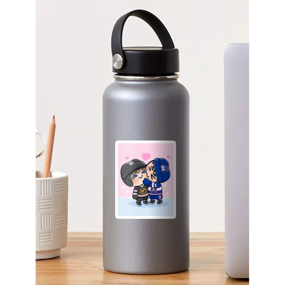 Heated Rivarly Sticker For Laptop Decor Bedroom Car Cute Cartoon Art Fashionable Public Suitcase