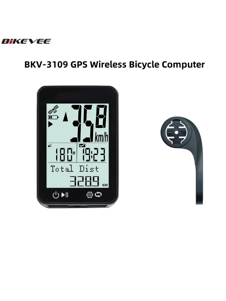 AliExpress Bikevee Wireless GPS Cycling Computer MPH KM/H Waterproof Multifunctional Bicycle Speedometer Odometer Outdoor Riding Accessories