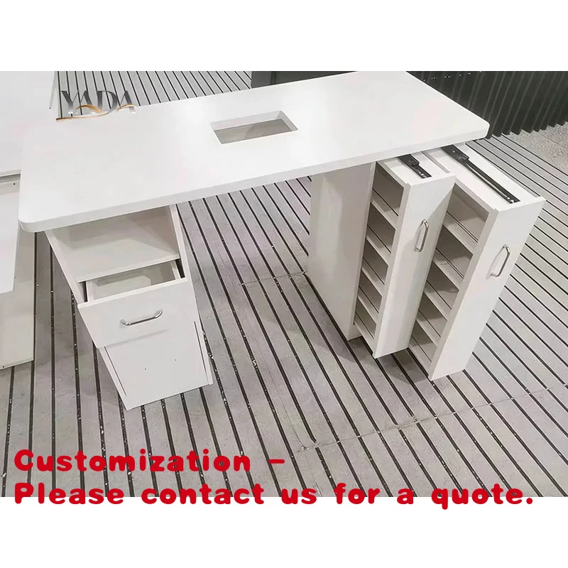 

custom.Bulk Price Minimalist Customizable Salon Front Desk Available Wooden Modern Salon Reception Desk with