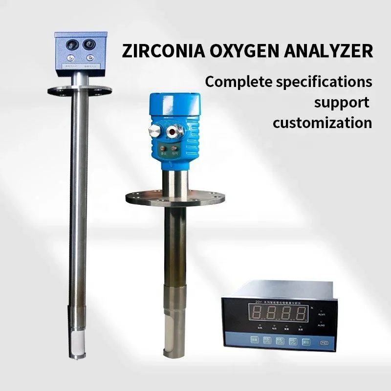 Zirconia Oxygen Analyzer O2 Probe Chimney Oxygen Gas Concentration Analyzer