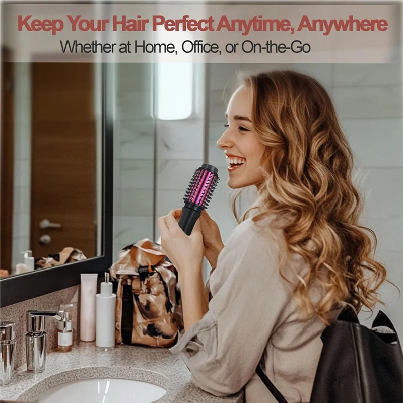 A94E-Cordless Hair Curler Cordless Curling Iron Rechargeable Cordless Curling Iron Black