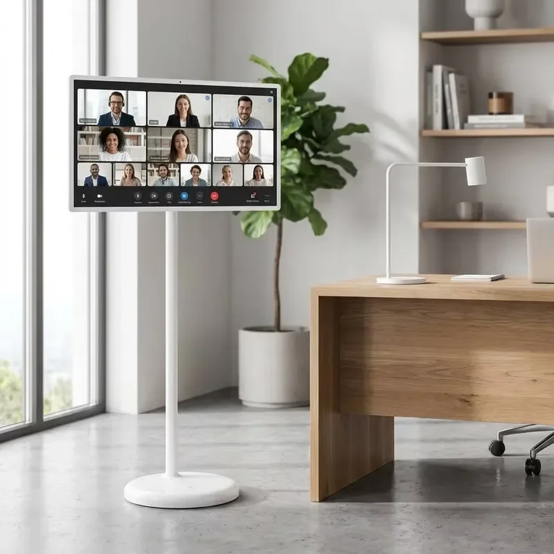 BOLRZO 32-Inch Android portable smart screen with IPS display, portable touchscreen, Wi-Fi, suitable for office work and