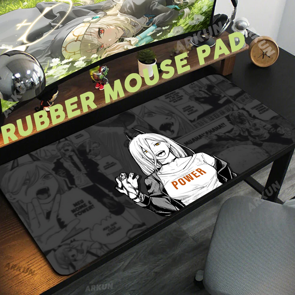 

Large Anime Fashion Kawaii Comic Style Hot Power Girl Mouse Pad Gamer Table Keyboard Desk XXL HD 90X40 Desk Company Mouse Mat