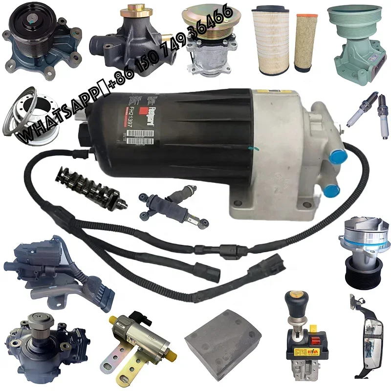 For SINOTRUK HOWO SITRAK C7H Truck All Spare Parts Engine Parts Electric Pump Electric Heating Fuel Coarse Filter WG9925550990