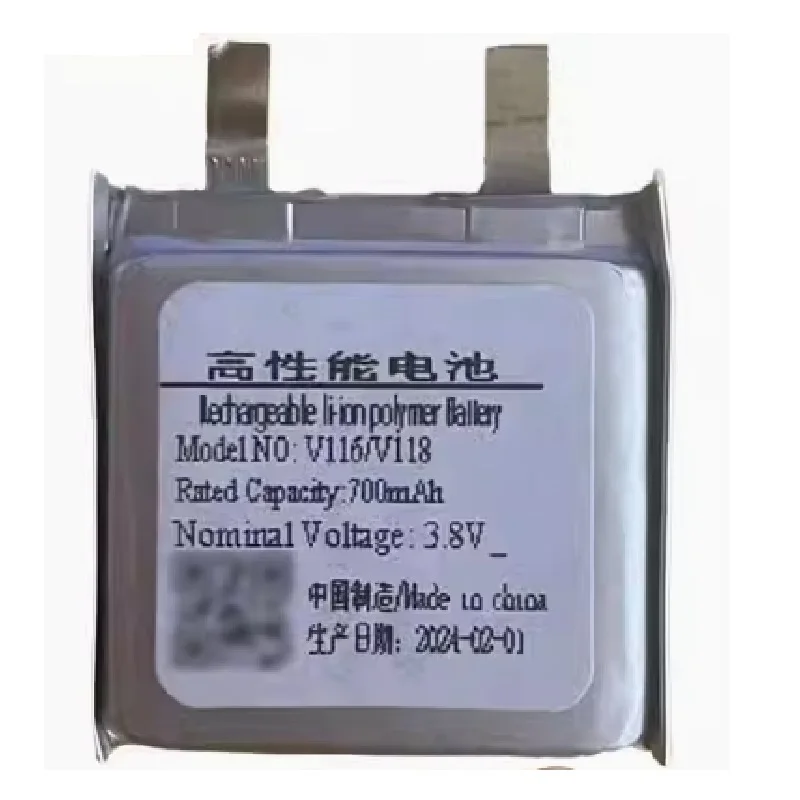 

Battery Cell For Abardeen V116 V118 AS V8 Watch New Li Polymer Rechargeable Replacement 3.8V