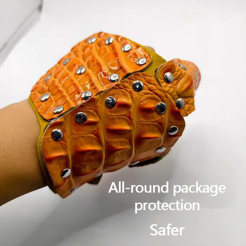 New thickened steel plate protective gloves, hand protection belts, fish wheel hand protection gloves