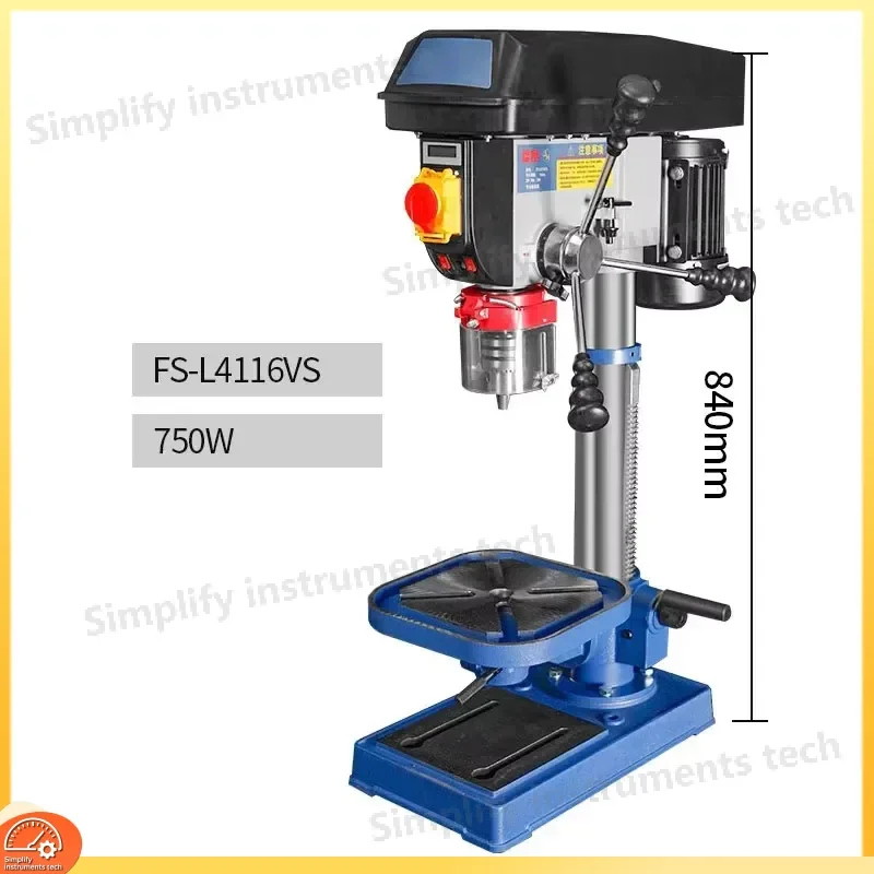Mini Desktop Drill Press Variable Speed Woodworking Drilling Adjustable Benchtop Drill for Jewelry Metal Plastic DIY