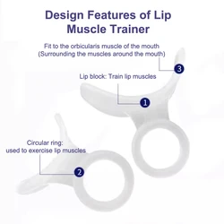 Lip Bite Prevention Device Stop Biting Lip Corrector Improve Oral Correct Facial Muscle Training Mouth Breathing Corrector