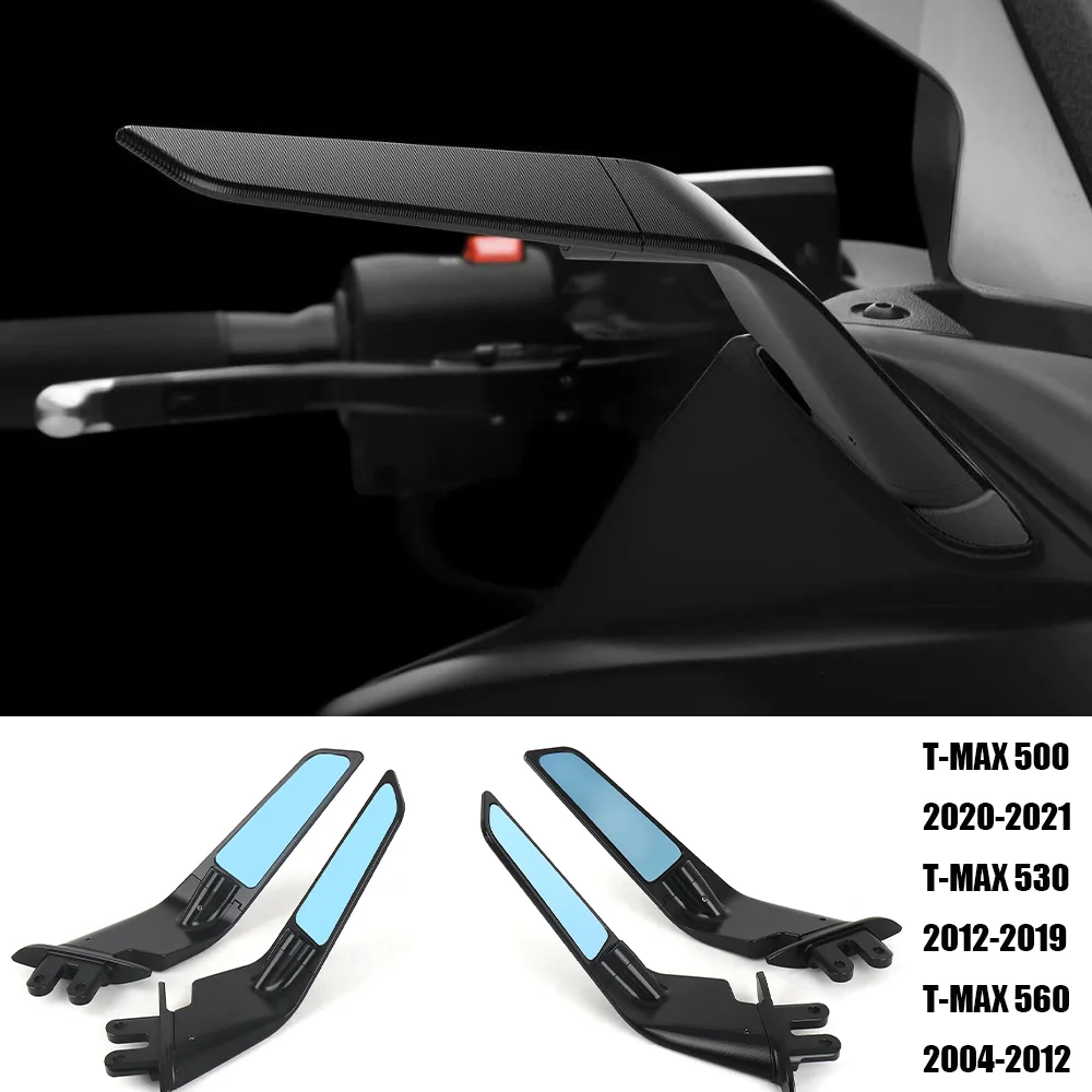 

For Yamaha T-MAX 500 TMAX 530 T-MAX 560 Stealth Mirrors Sport Winglet Mirror Kits Adjustable Stealth Mirrors Rearview Mirrors