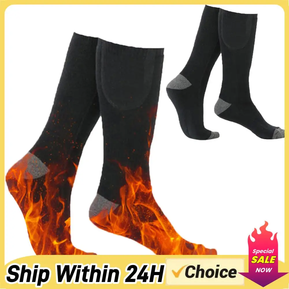 

Electric Heated Socks (No Battery) Cold-Proof Winter Warm Thermal Socks Fast Heating Warm Winter Socks for Outdoor Skiing Hiking