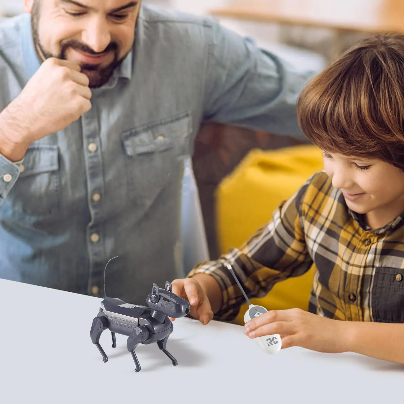 Cão robótico com controle remoto, dança interativa, animal de estimação elétrico, robô, brinquedo para crianças, meninos, meninas, família, amigos