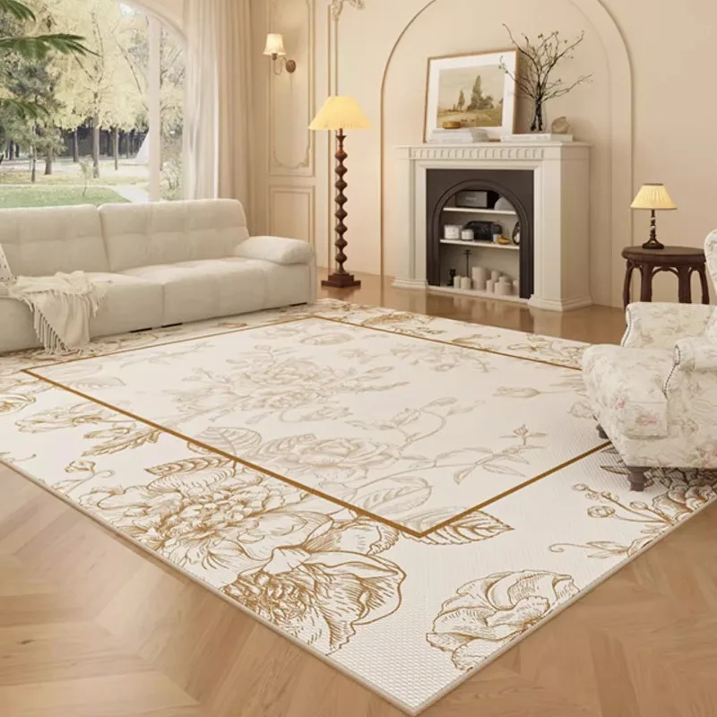 

Modern Minimalist Living Room Carpet Large Area Light Luxury Bedroom Rugs Fashion Creative Art Home Decoration Coffee Table Mats