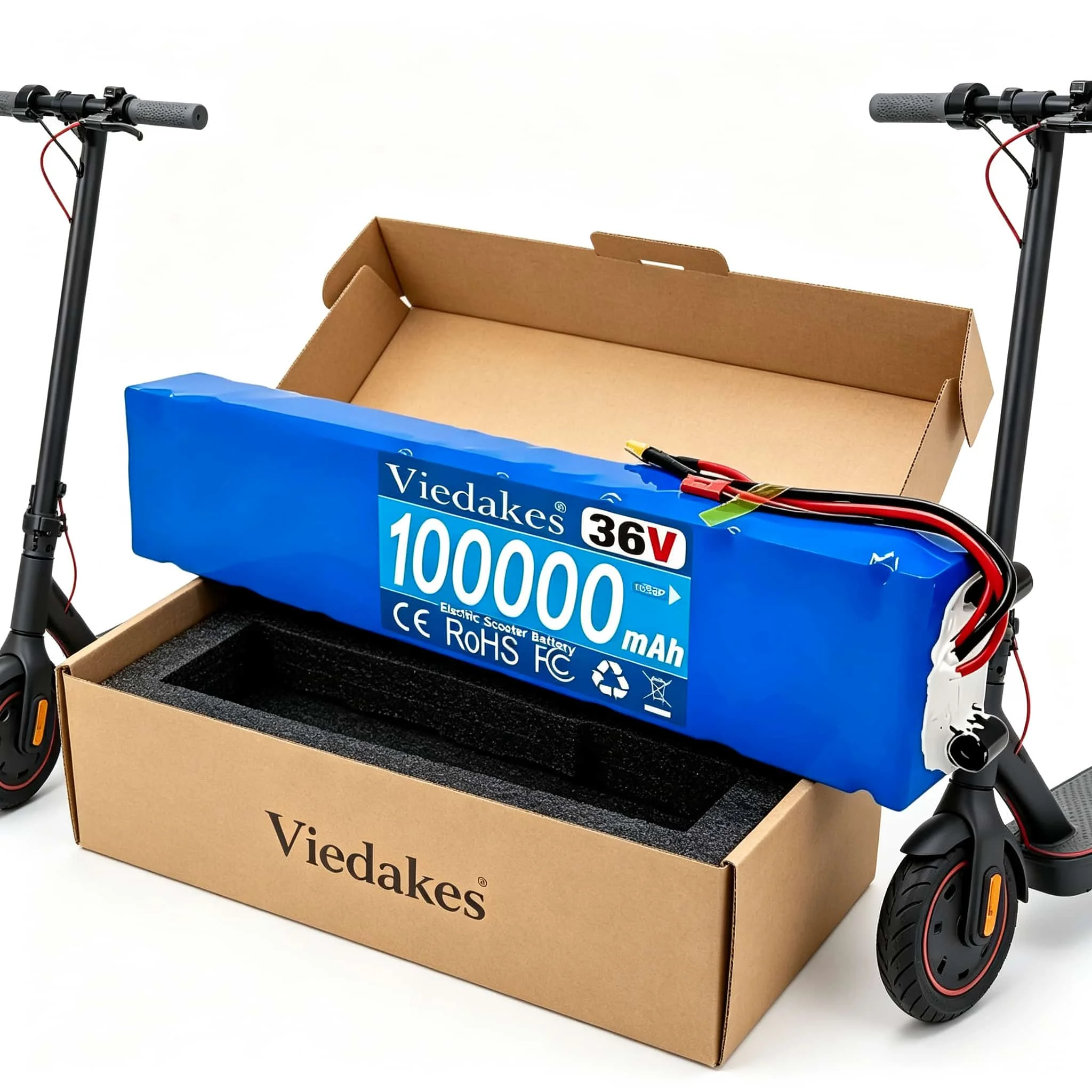 10S3P 36V 12Ah Lithium Battery Pack Built‑in BMS Protection Board For 350‑500W Electric Scooter E‑Bike DIY Modification