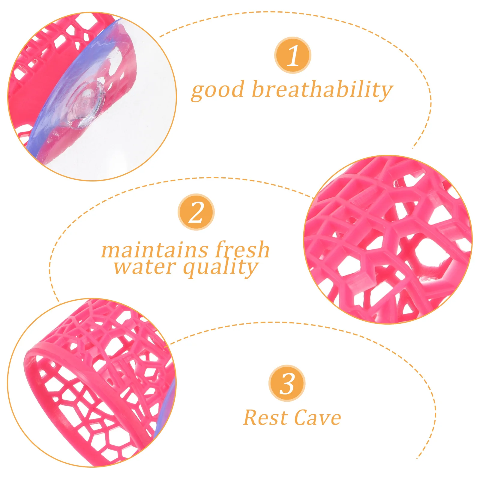 

Small Hollow Tunnel Fish Tank Cave Betta Fish Hideout Aquarium Decoration Safe Swim Rest Aquarium Accessories Betta Accessory