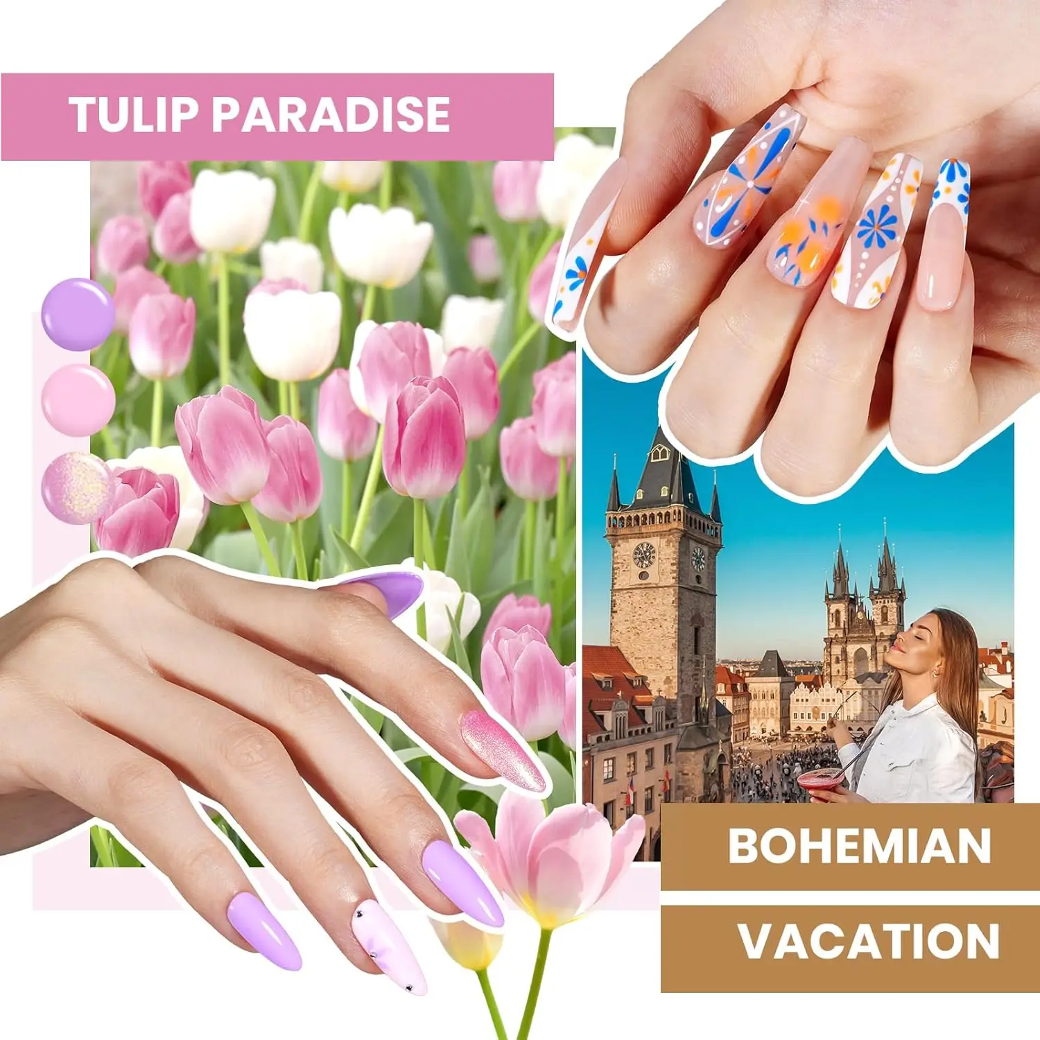 Ensemble de vernis à ongles Gel 77 pièces avec 60 couleurs, effet œil de chat, Base et manteaux de finition, outils d'art de bricolage pour cadeaux à la maison