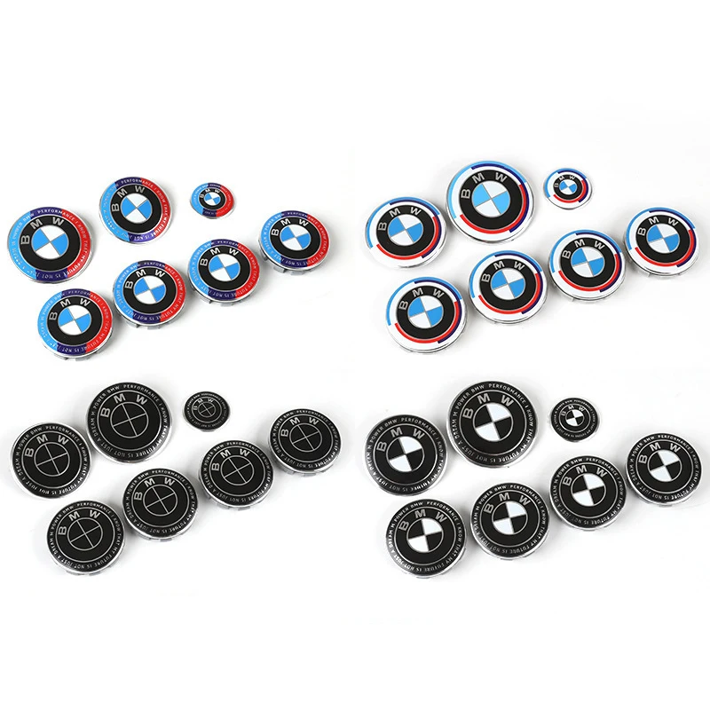 

BMW Front & Rear Badge Logo Wheel Center Cap for E36 E46 E53 E90 E60 E93 E87 G01 G20 X3 X5 X6 X7 F30 F20 3D Body Stickers