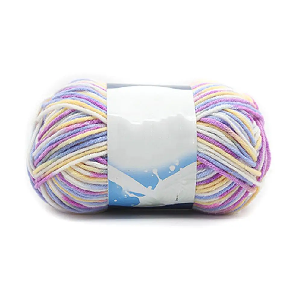 

50 Crochet Milk Cotton Yarn Baby Knitting Accessories Sweaters Thick Cream for Crocheting