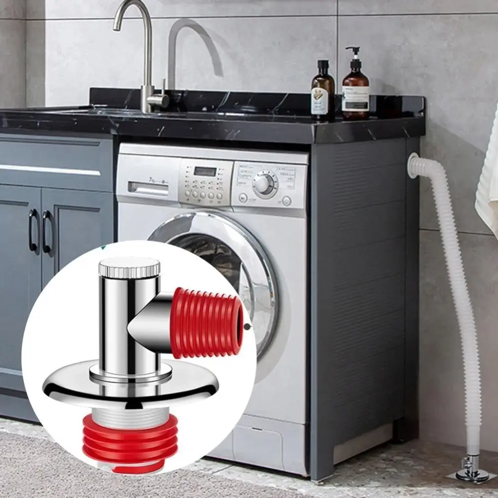 

Tee Joint Floor Drain Adapter Insect-proof Drain Filter Sealing Ring Adapter Anti-overflow Anti-odor Floor Drain Joint