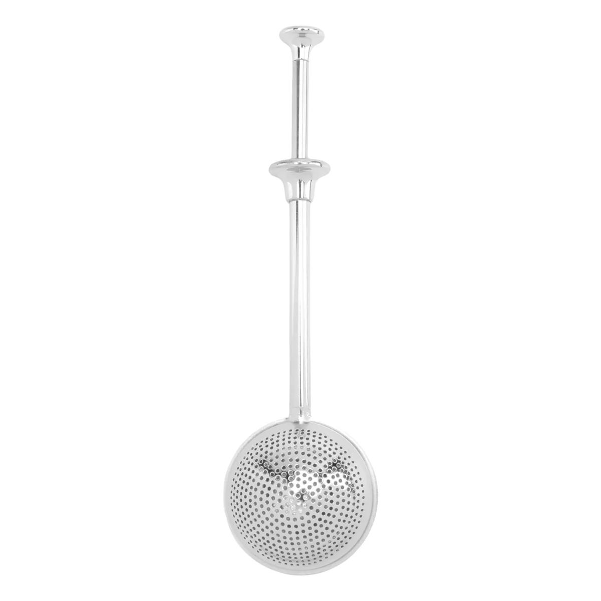 A45I Flour Duster for Baking, Spring Handle One-Handed Operation, Stee Powdered Sugar Shaker Duster, Pick Up and Dust Flour