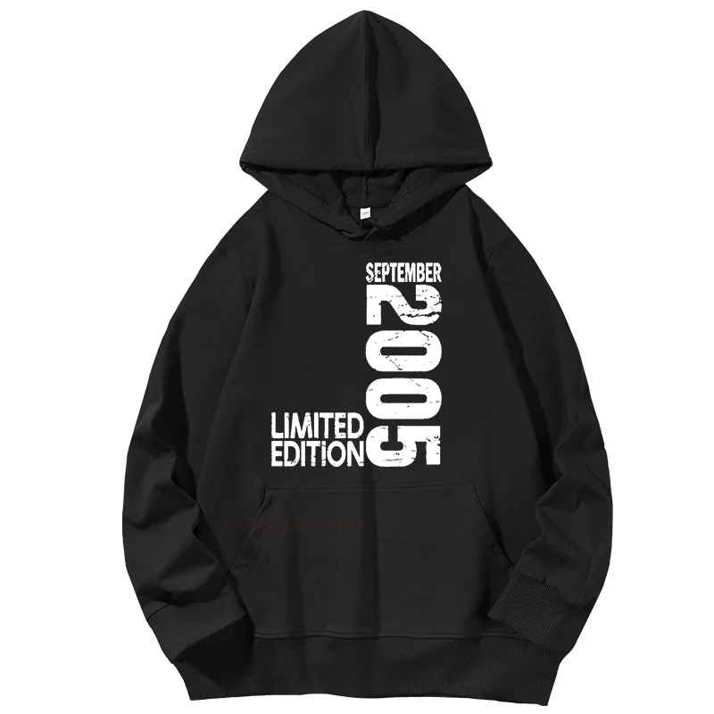 

Подарки на день рождения 2005 года, толстовки с капюшоном и графическим рисунком, весна-осень, модная хлопковая одежда унисекс, пуловеры с длинными рукавами, толстовки