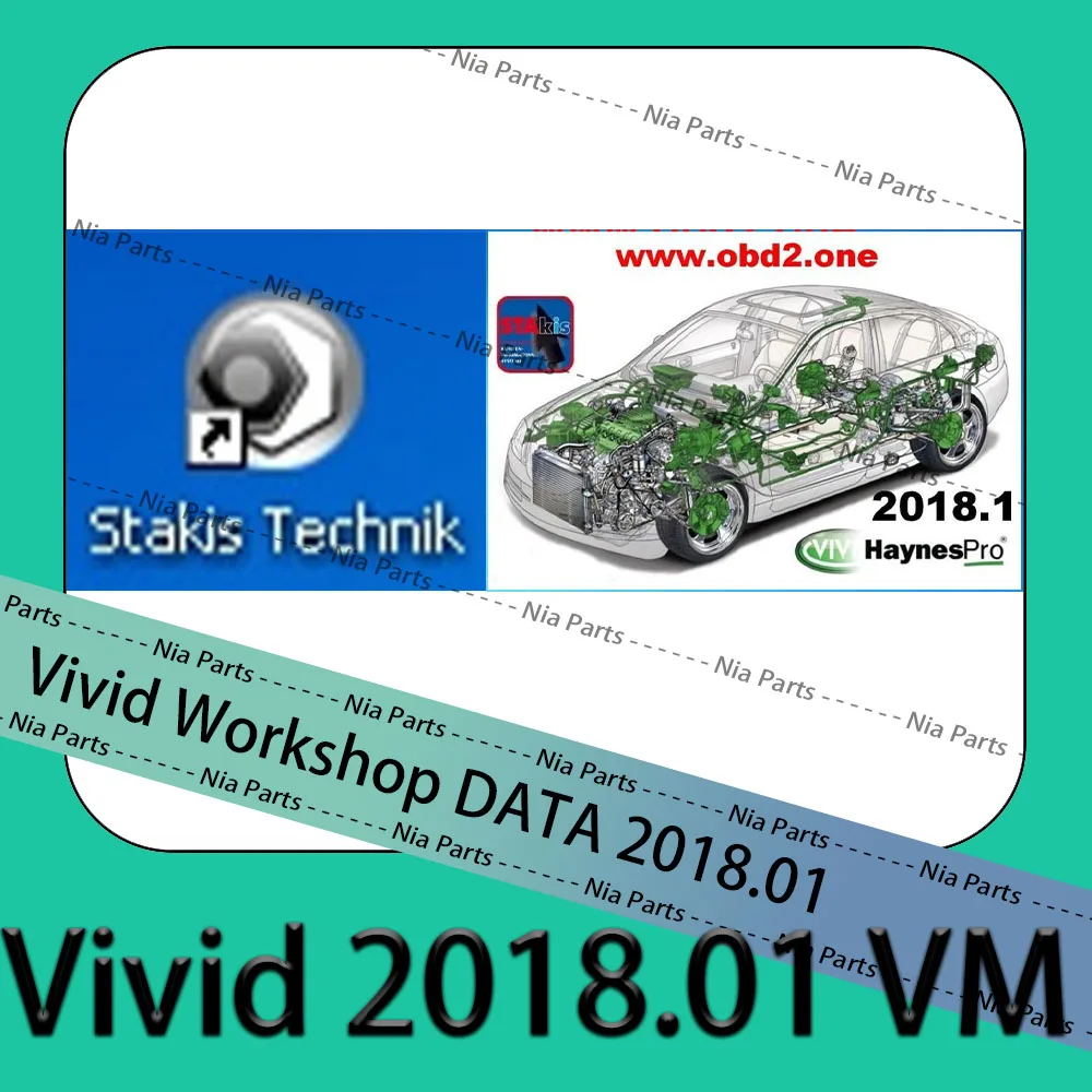 

2018.01 vivid workshop DATA VM Diagnostic software Virtual Machine Version Repair equipment obd2 scanner tuning auto tools new