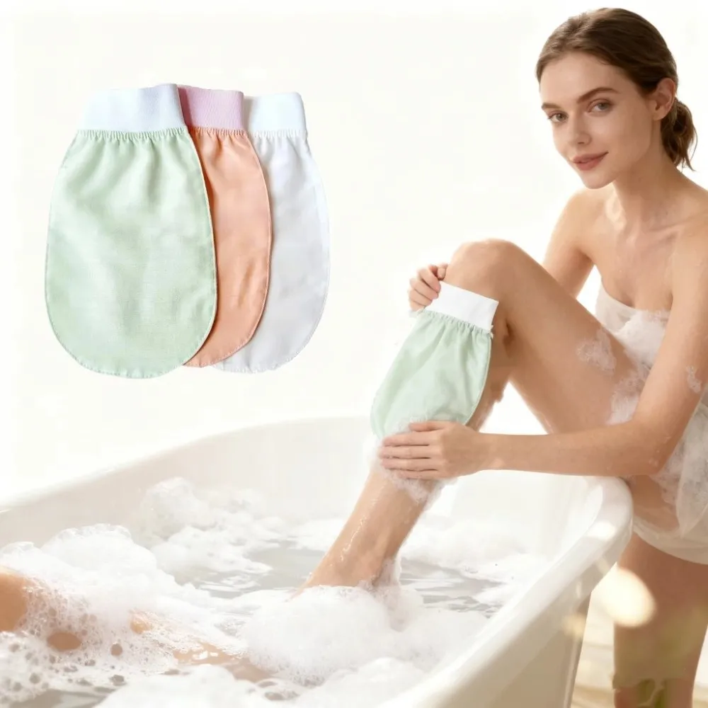 Silk Exfoliating Face Wash Face Wash Soft Bathing Bath Body Scrub Alternative Scrub Shower Gloves Skin Bath Scrub