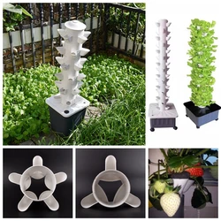 Hydroponic Growing System Garden Garden Indoor Balcony Vertical Tower Planters Soilless Culture Vegetable Grow Pot Kit DIY