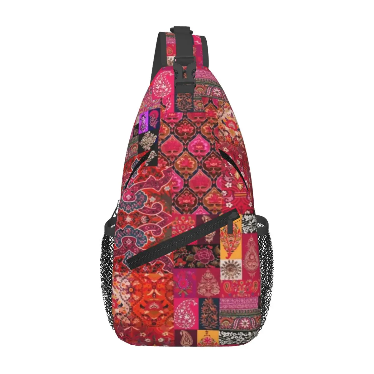 HQ Bohemian Traditional Oriental Moroccan Style Sling Backpack Sling Bag Chest Bag Daypack Men Crossbody Backpack Shoulder Bag