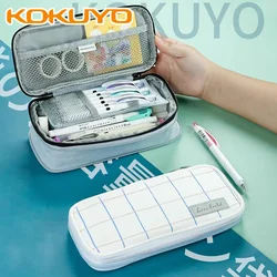 1pcs Japan KOKUYO Pencil Case Large Capacity Stationery Storage Bag Multi-layer Multifunctional Student Learning Supplies