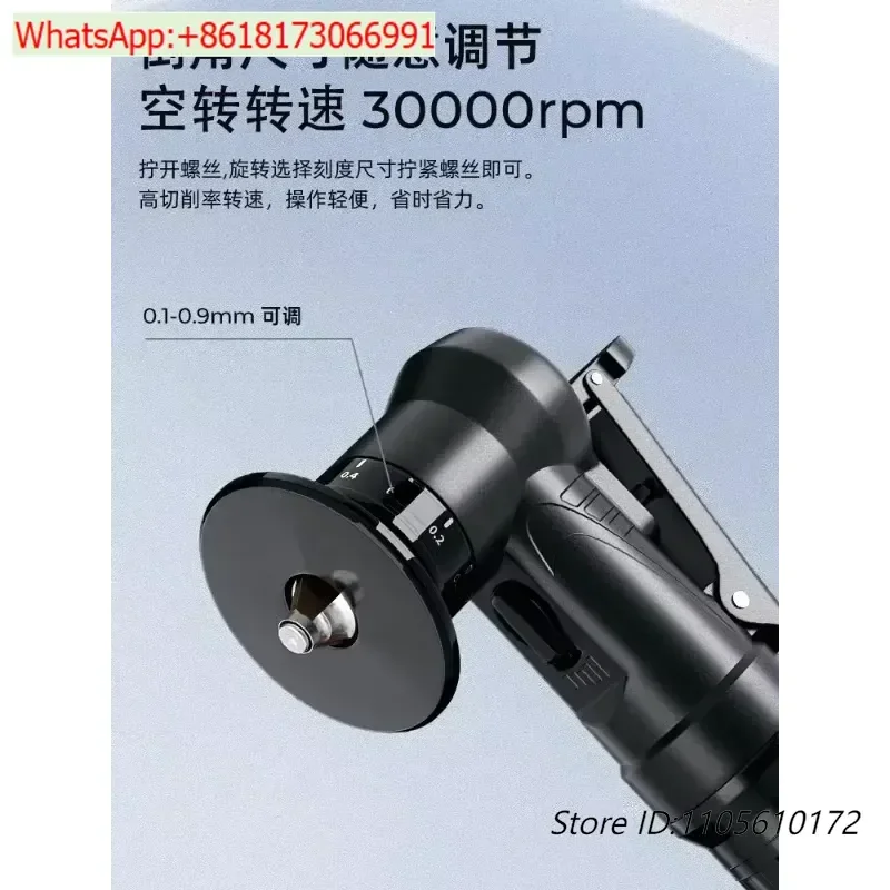 Mini Pneumatic Chamfering Machine for A100 Small Handheld Right Angle Arc Large Mold Workpiece Deburring