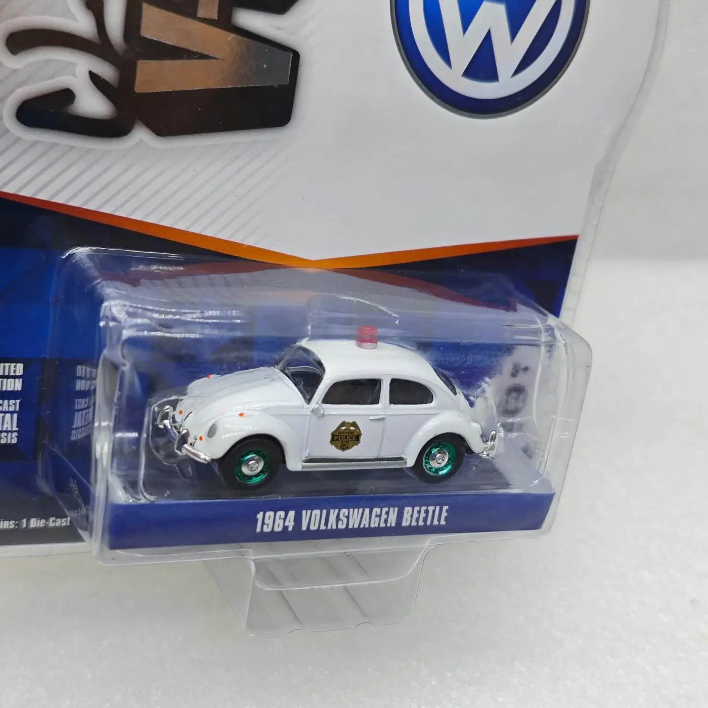 GreenLight 1:64 1964 Volkswagen Beetle Simulation Diecast Car Metal Alloy Model Car decoration display collection gifts