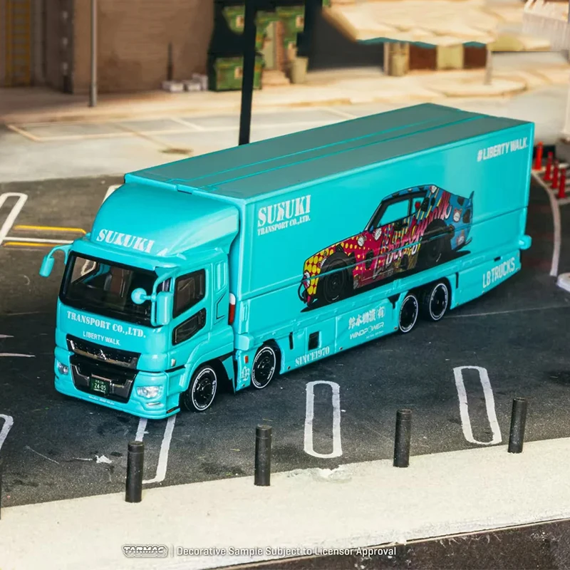 

Tarmac Works In Stock 1:64 LBWK Fuso Super Great Trucks Diecast Car Model Collection Miniature Toy