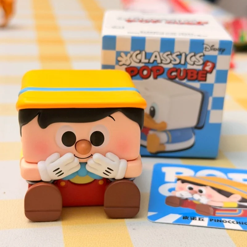 

POP MART Disney Classic Pop Cube -2 Series Blind Box Figures Collectible Surprise Toy Gift For Kids And Disney Anime Fans