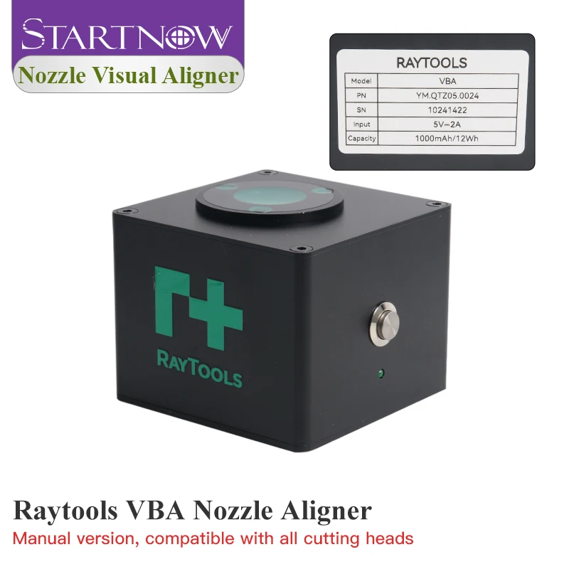 Startnow MCD100 Red Light Visual Aligner Raytools VBA Compatible Laser Beam Coaxial Alignment Calibrator Tool