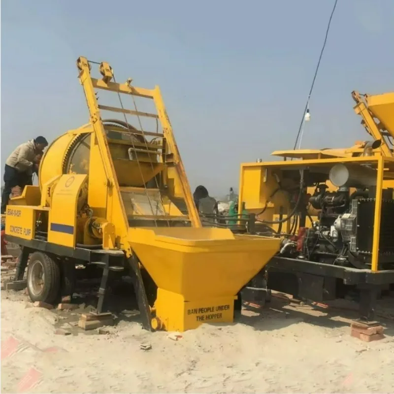 Customized Concrete Mixer Pump Mobile Concrete Pump For Building Construction CE