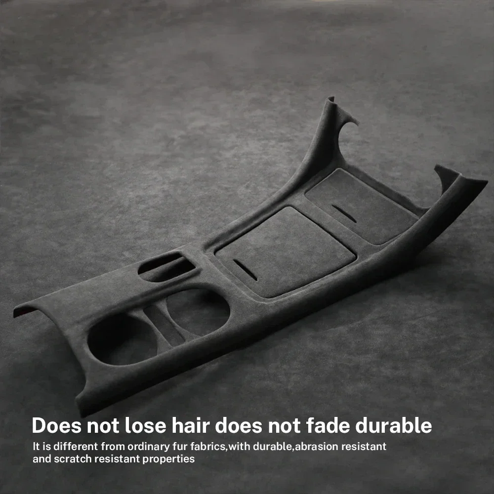 Италия Супер замшевая накладка на центральную консоль автомобиля, панель переключения передач для Mercedes Benz A Class W176 CLA C117 GLA X156 2013-2018