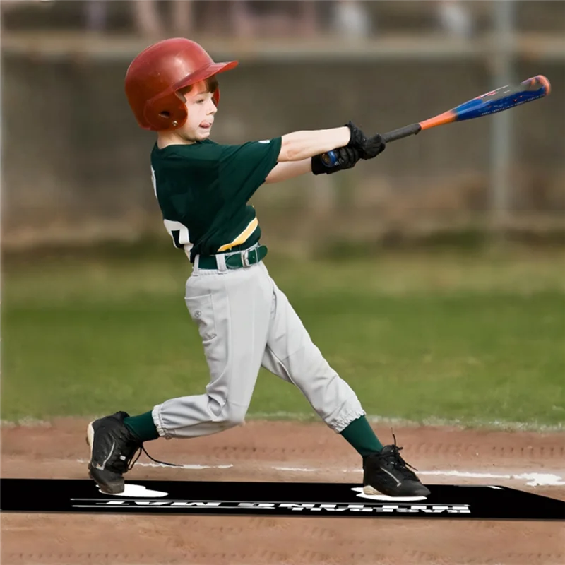 

T Ball, Baseball And Softball Batting Training Mat Baseball Training Mats Posture Correcting Pad