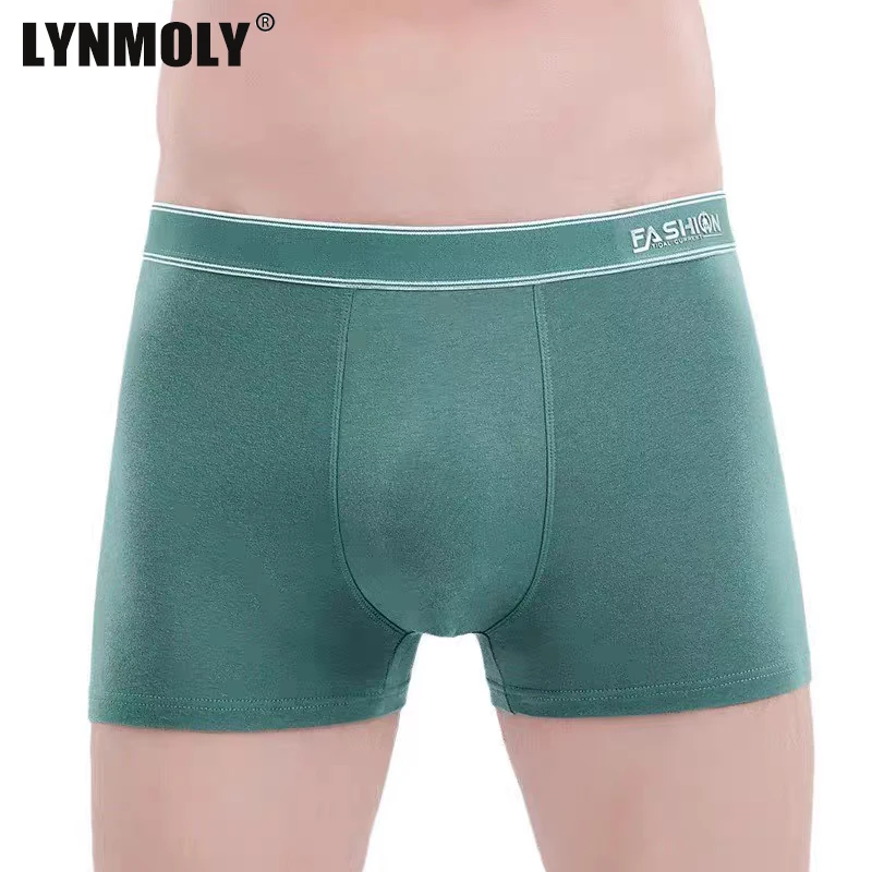 

Хлопковое мужское нижнее белье 1/2/3/4 шт., однотонные трусы-боксеры, мягкие бесшовные трусы-боксеры, мужские спортивные дышащие боксеры, U-образное выпуклое нижнее белье