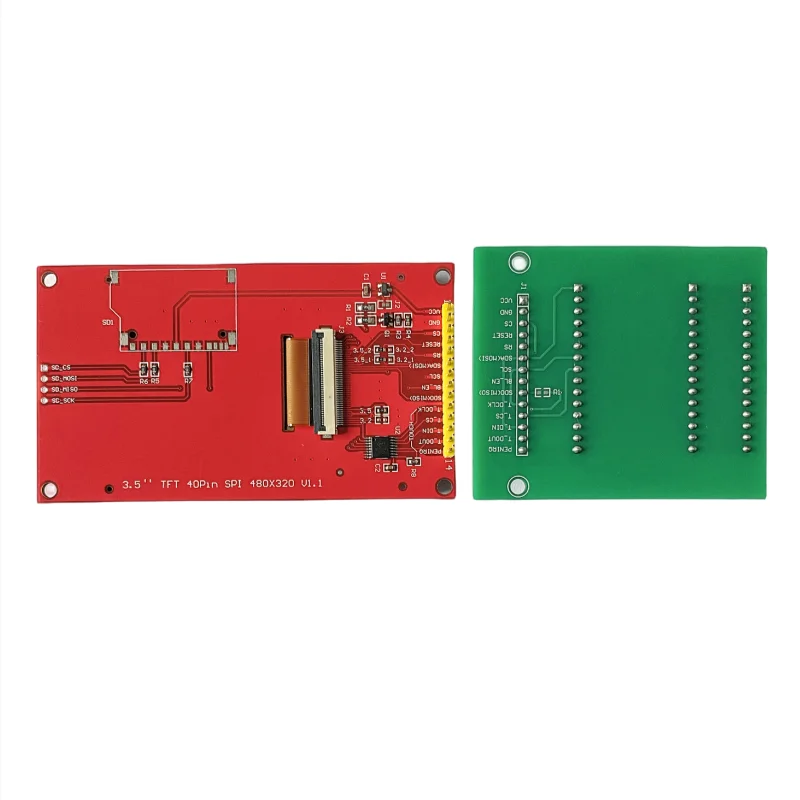 Imagem -02 - Módulo de Exibição Lcd Tft Spi com ou sem Toque Tela Esp32 320 Rgbx480 Ili9488 35