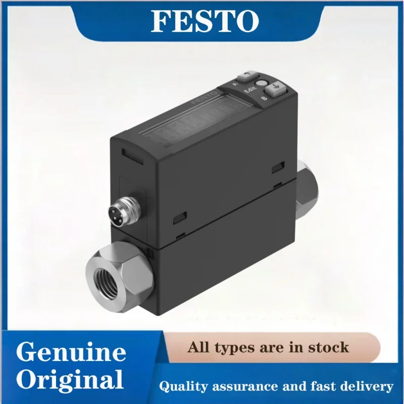 FESTO Flow sensors 8058479-SFAH-200U-G14FS-PNLK-PNVBA-M8 Gas flow sensor Suitable Suitable for compressed air monitoring
