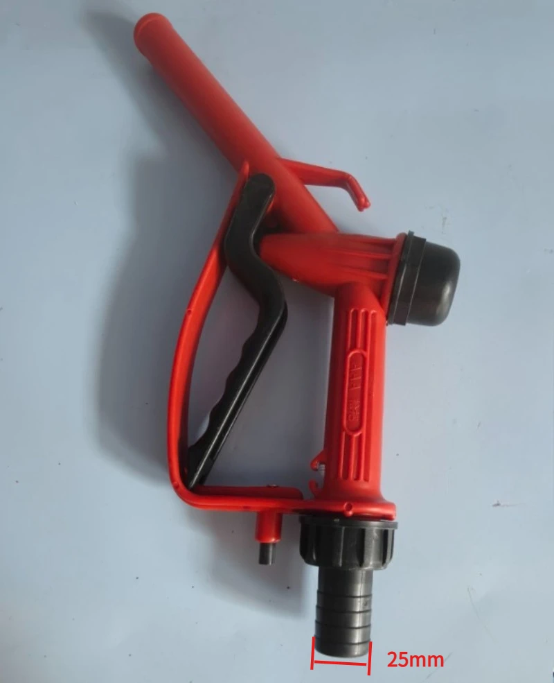 

Пластиковый ручной топливный пистолет для тяжелых условий эксплуатации с крюком, 20 мм/25 мм, 1 дюйм, 3/4 дюйма, прямой носик — для дизельного топлива