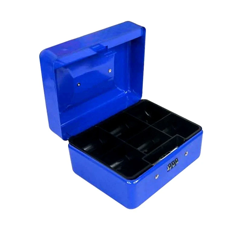 Protable Combination Lock Safe Home Shop Steel Mini Money Box Security Cash Box Storage Box for Coin Money Jeweller Dropshipping