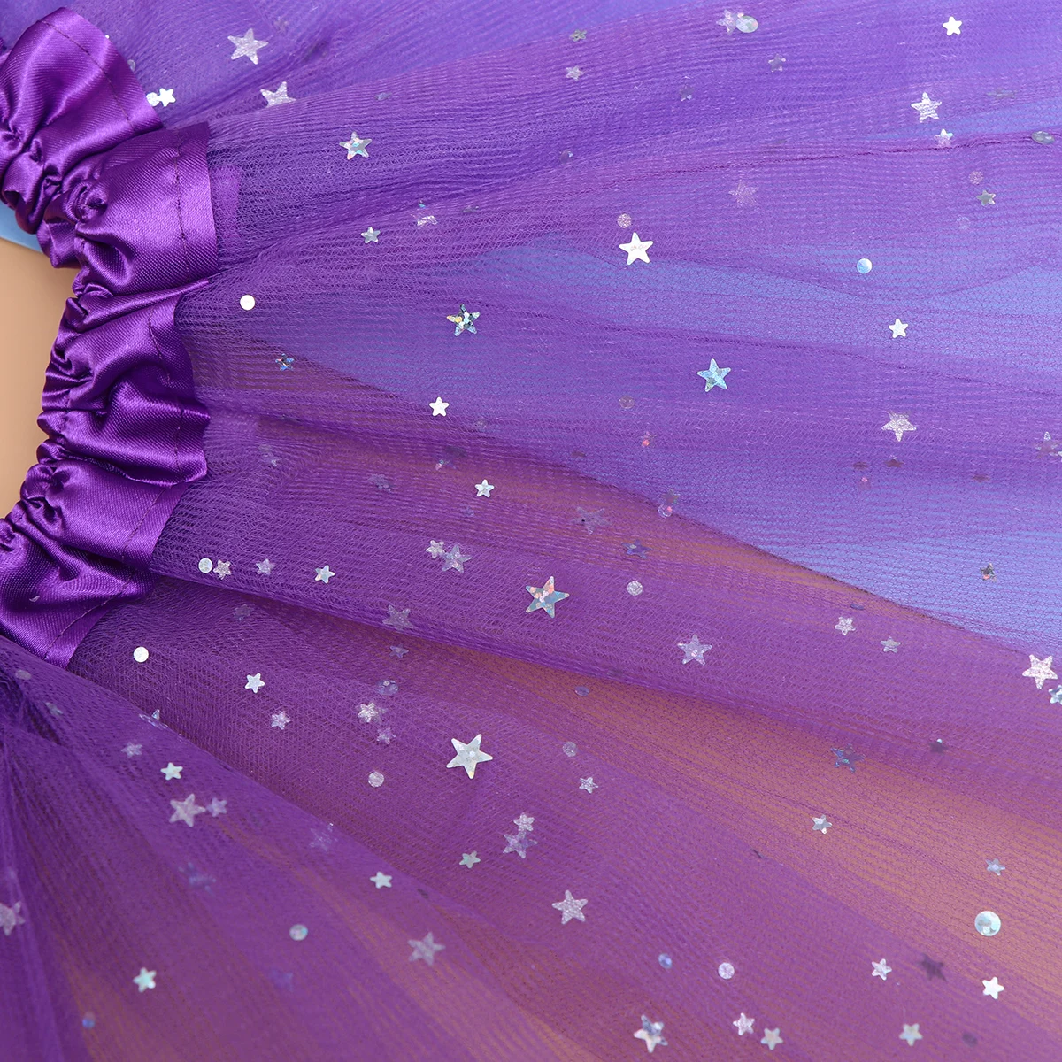 

Girls Midiskirt Tulle Skirt Net Veil Skirt Kid Midiskirt Purple Child Mesh Princess Dress Costumes Dance Party Photography