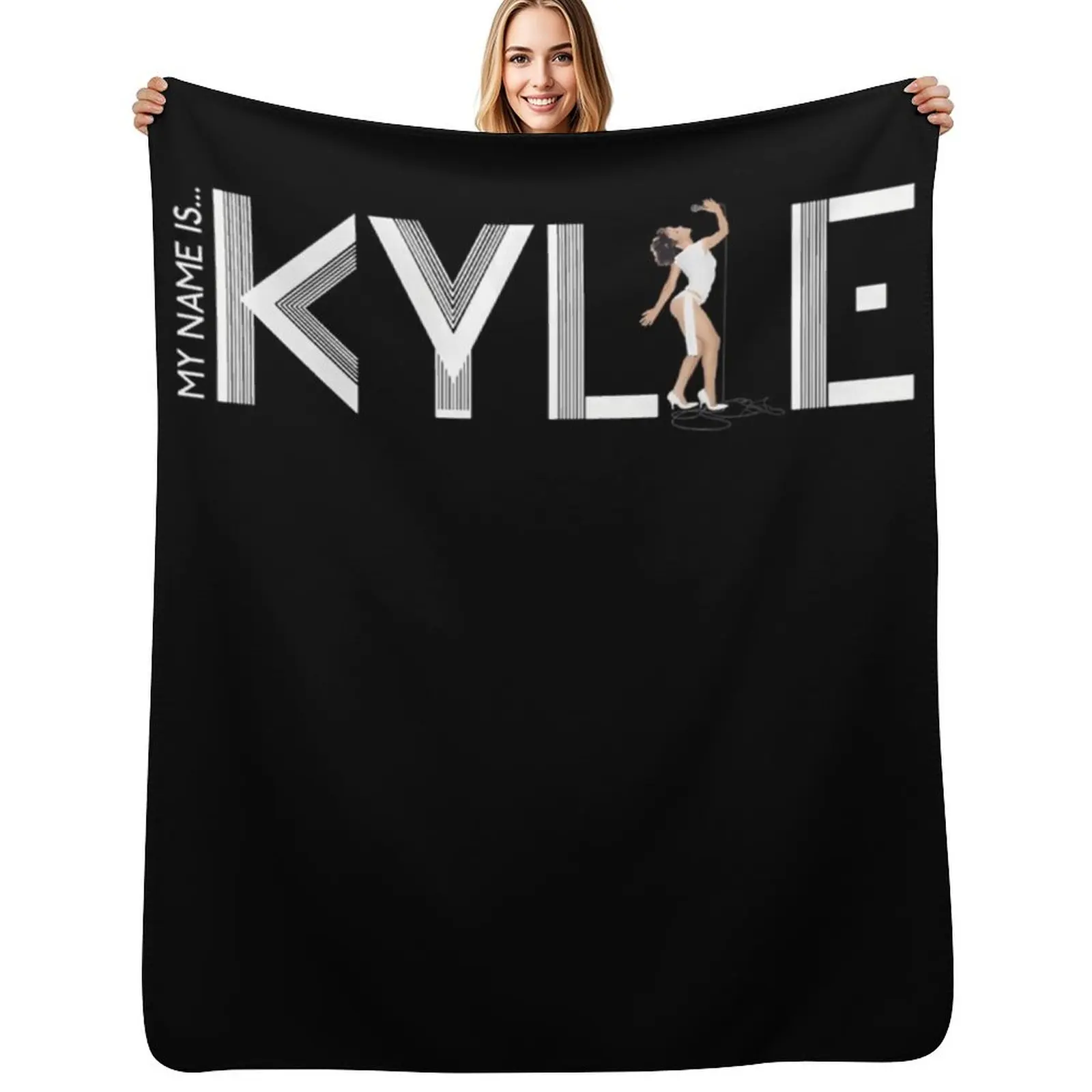 

My Name Is.... Throw Blanket Warm Flannel Blanket for Couch Chair Bedroom