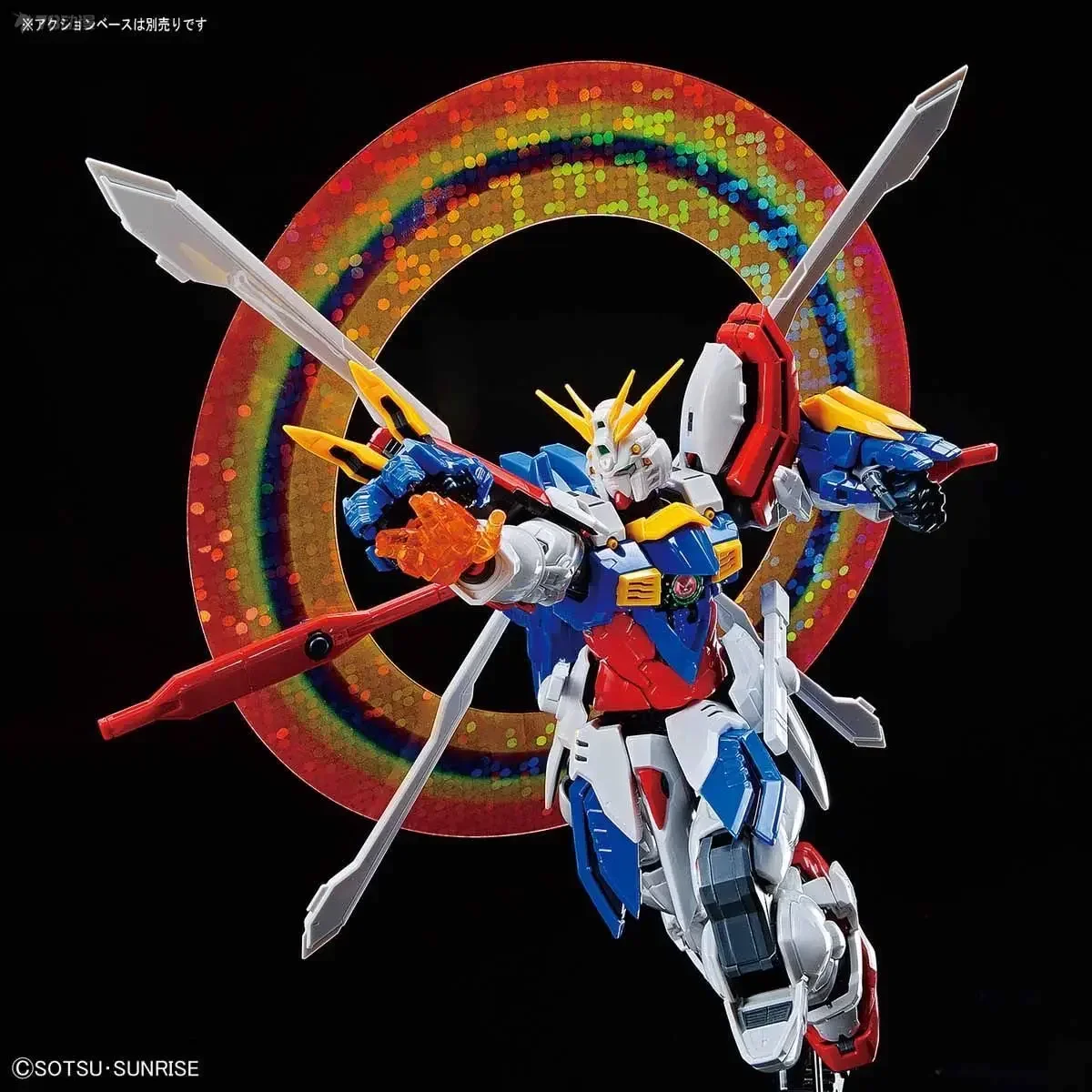 

In Stock Bandai Original MODEL KIT Hi-Resolution Model GF13-017NJⅡ GOD GUNDAM 1/100 Assembly Model Toys Gifts for Boys