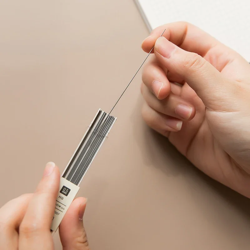 Lápis mecânico automático, HB Pencil Rod, Recarga, Escritório e Material Escolar, Papelaria, 0.5mm, 1Pc