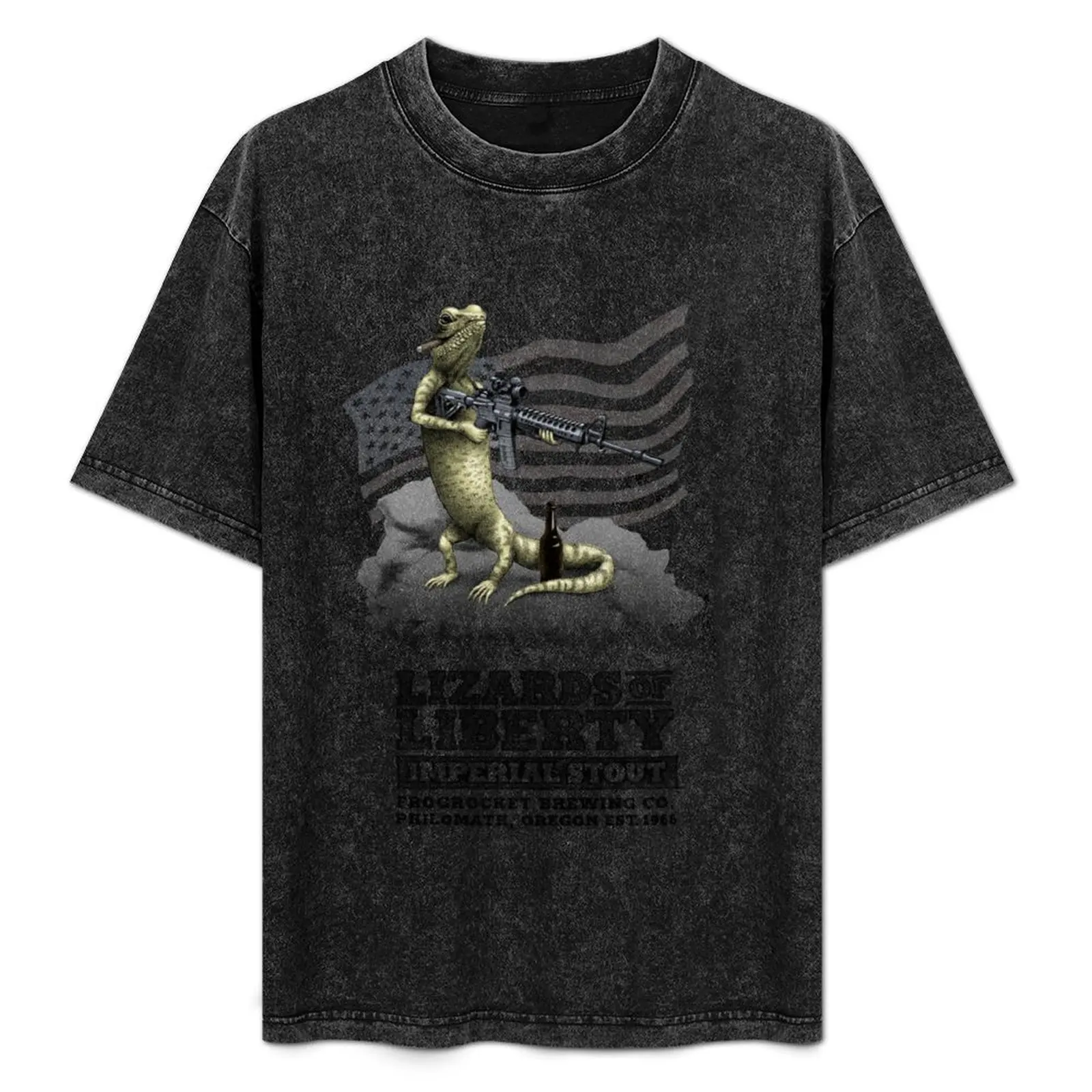 Camiseta Lizards of Liberty Imperial Stout, camiseta de algodón suave y ligera