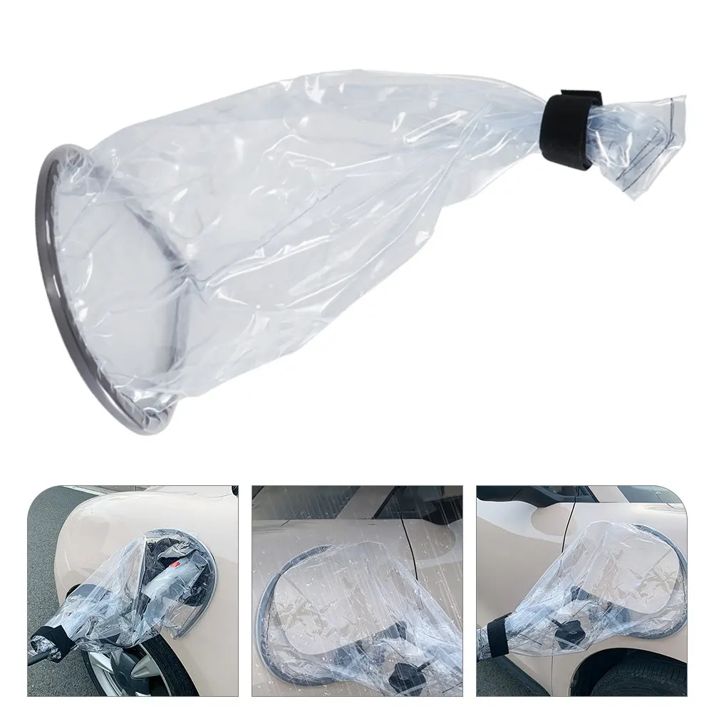 

Ev Charging Port Cover Rain Dust Wind Protector for Ev Charger Compact Lightweight Easy Install Remove No Screws Strong Pull
